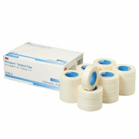 3M Micropore Tape, 1/2 in. x 10 Yards, 24PK 1530-0